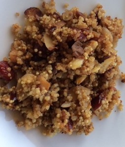 almond quinoa, cranberry quinoa, piyo meal plan, 21-day fix meal plan, side dish, clean eating, quinoa