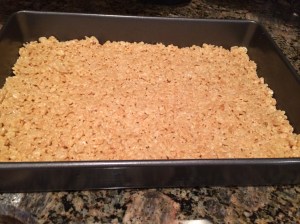 Almond butter rice krispy treats 