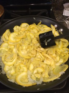sauteed squash, 21-day fix approved side, healthy veggie option