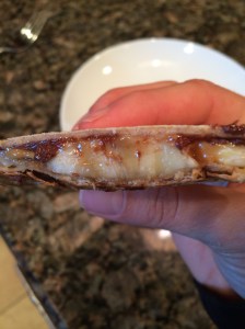 PB banana quesadilla_open