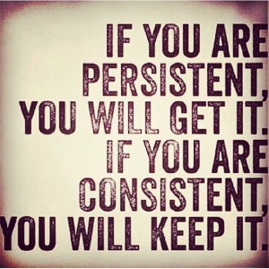 motivational quote, inspiration, exercise quote, never give up, consistency, positive quote, Maegan Blinka, T25 success story