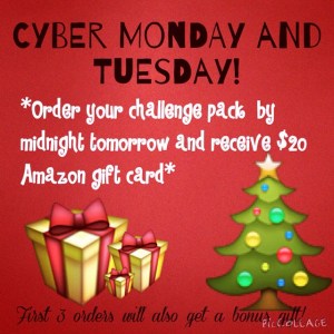 cyber tuesday beachbody offer, challenge pack special, shakeology sale, 