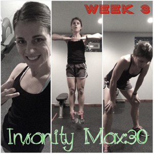 Maegan Blinka, 21-day fix meal plan, Insanity Max 30, Insanity Max 30 week 3 progress, Insanity Max 30 week 4 meal plan, Cardio Challenge, Friday Fight, Max Out, Sweat Intervals, Tabata Strength, Tabata Power, Meal planning