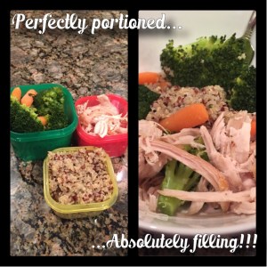 Maegan Blinka, Insanity Max 30 Graduate, Insanity Max 30 Results, Friday Fight Round 2, portioned nutrition guide, 21 day fix approved dinner