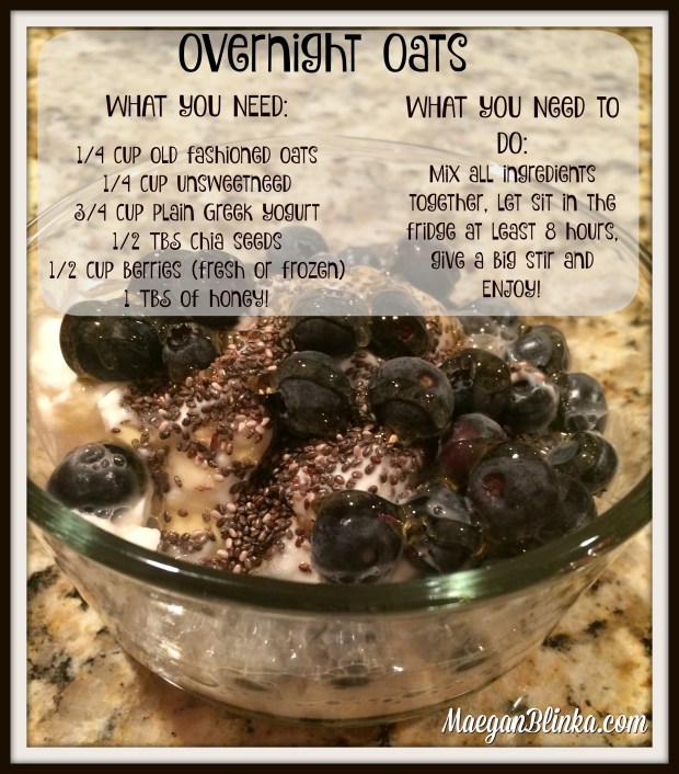 Greek yogurt overnight oats with recipe and web address