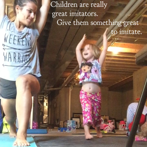 Children are really great imitators, give them something great to imitate, workout picture with children, kids working out, inspiration mom, inspirational mother daughter quotes, crossfire job opportunity, fitness career from home, flexible work schedule, health and fitness job opportunity, How much does it cost to sign up as a coach, How much time do you need to become a coach, How to Beachbody Coaches build a business, How to Beachbody coaches make an income, maegan blinka, Megan Blinka, sneak peek into beachbody coaching group, stay at home job opportunity, Work from home job opportunity