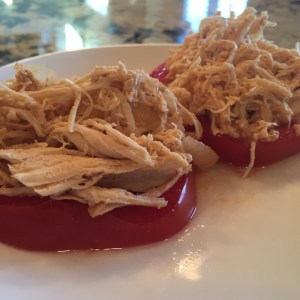 Maegan Blinka, Megan Blinka, Tailgating ideas, crockpot tailgating ideas, crockpot dip recipes, healthy and clean tailgating options, recipe to take to party, recipe ideas for football season, football tailgating ideas, buffalo chicken dip, crockpot dip, spicy dip ideas, red hot recipe ideas, what to use garden tomatoes for, tomato recipes