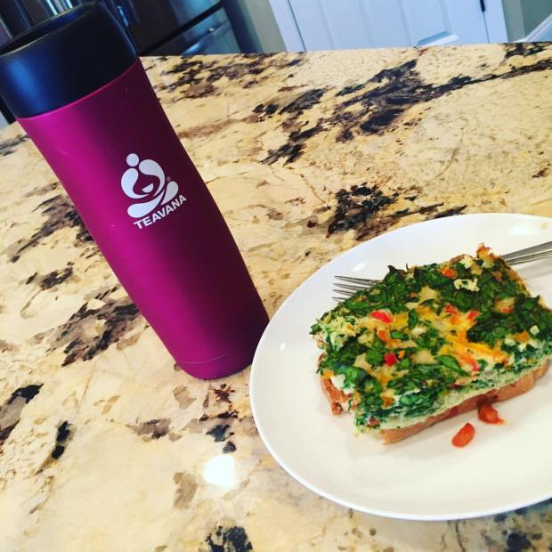 Hammer and chisel week 4 egg bake and tea