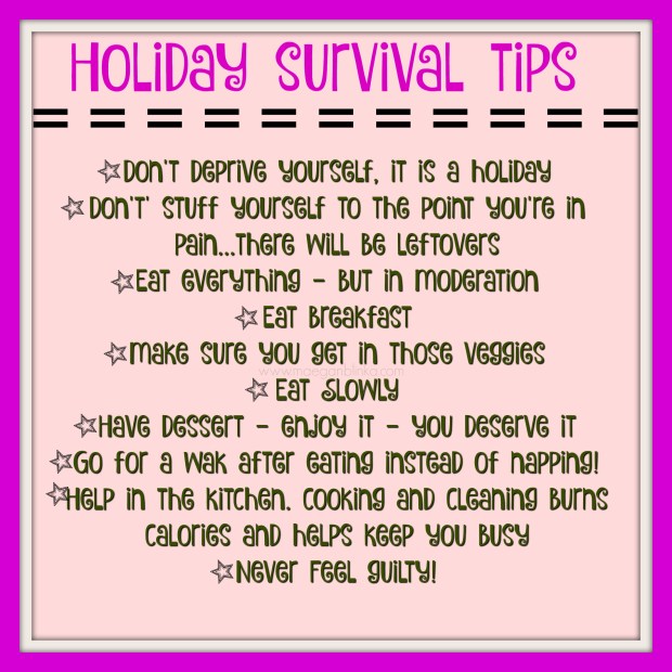 Holiday Survival tips