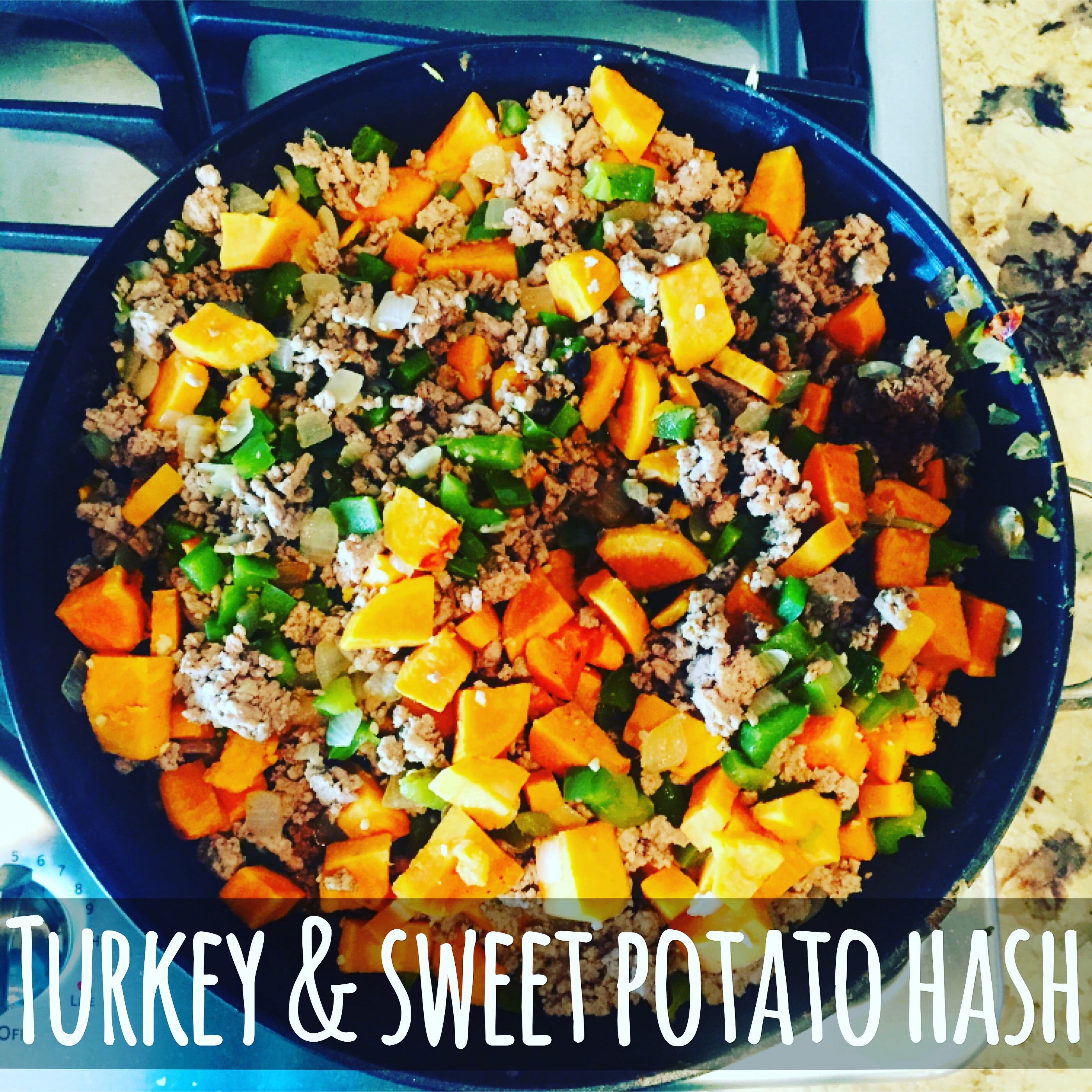 Maegan Blinka, Megan Blinka, Gluten Free, Turkey and Sweet Potato Hash, Gluten free fix approved recipe, Sweet Potato recipe, One pot weeknight meal idea, comfort foods, Country Heat nutrition guide, Country Heat Meal Plan