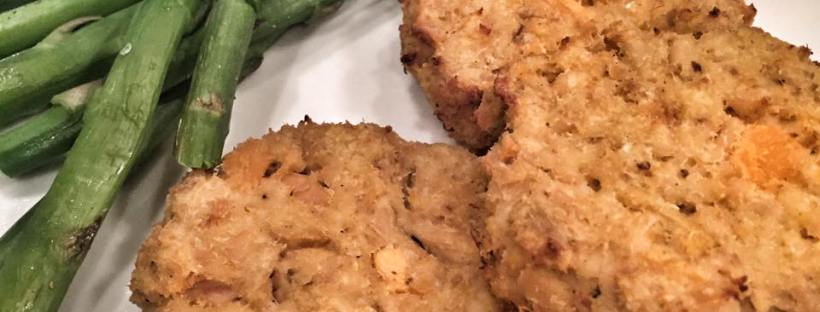 Maegan Blinka, Megan Blinka, Whole 30 recipes, whole 30 dinner idea, Whole 30 pork, Pork Tenderloin recipe, Easy weeknight meal recipe, Whole 30 recipe for two, Dinner ideas, Salmon cakes, Whole 30 salmon burgers, whole 30 dinner ideas, 21 day fix easy weeknight dinners