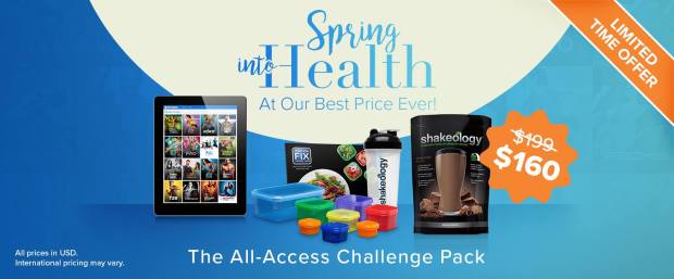 Spring into health banner