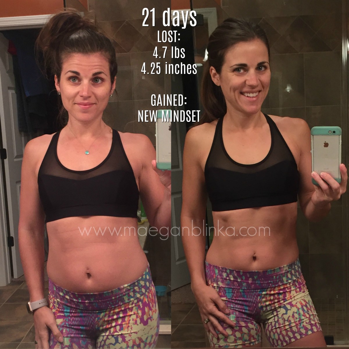 Maegan Blinka, Megan Blinka, Maegan Blinka Beachbody Coach, What is the Shift Shop, Chris Downing's new fitness program, Crossfit program you can do at home, Example Shift Shop meal plan, Shift Shop Meal plan example, Home fitness program, Results with home fitness programs, How to take before pictures, Posed before pictures for Shift Shop, Example meal plan shift shop, Shift Shop Meal Plan A, Shift Shop week 3 workout calendar, Speed 45, Strength 45, Progress results, 9 Day fitness results, Progress results with the Shift Shop, Final Round 1 results, 21 day home fitness results