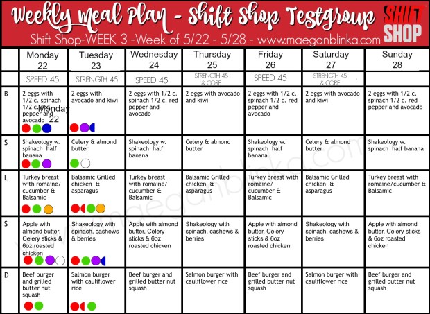 Shift Shop week 3 meal plan edited