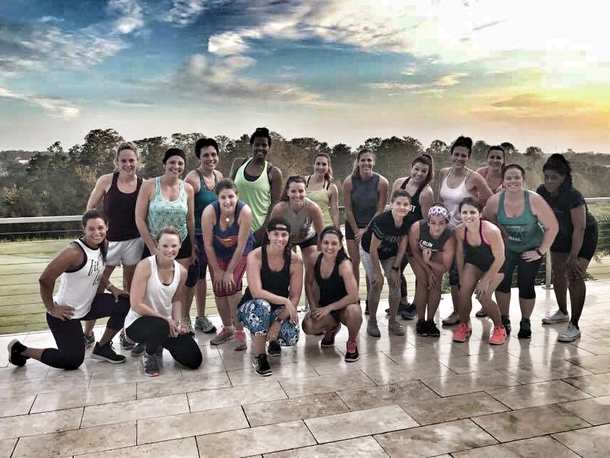 Retreat 2017 post workout shot