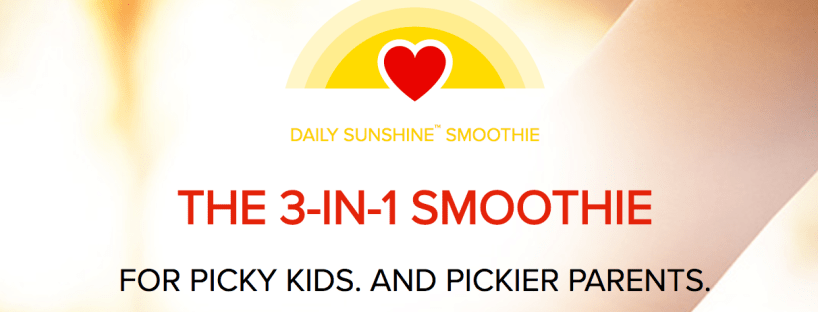Maegan Blinka, Megan Blinka, Daily Sunshine, What is daily sunshine, gluten free smoothie, Dairy free smoothie, Dairy free and gluten free smoothie for kids, NONGMO smoothie for kids, NONGMO smoothie pediatrician approved, 3 in 1 smoothie, where can you buy daily sunshine