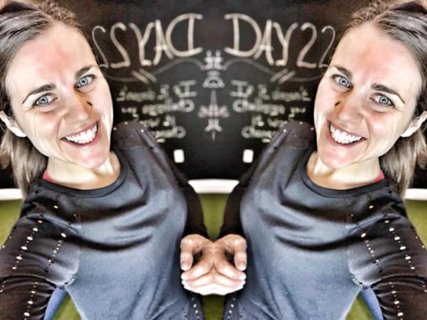 Maegan Blinka, Megan Blinka, Week 4 80 day obsession, Phase 1 80 day obsession results, 80 day obsession results meal plan A, Example 80 day obsession meal plan A, Example 80 day obsession meal plan C, Example 80 day obsession meal plan F, Family fitness, How to get your family involved with fitness, Chalkboard inspiration wall, How to get a lifted booty, What workouts will tone and lift your booty, Fabletics activewear