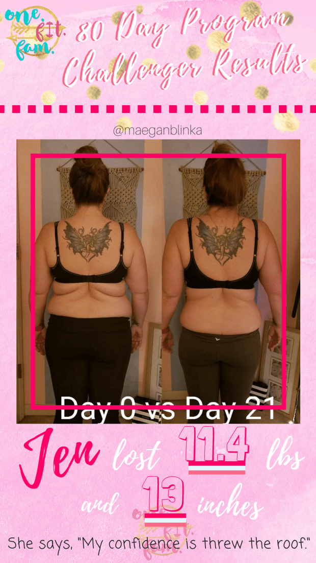 Jen Edgerton Results week 3